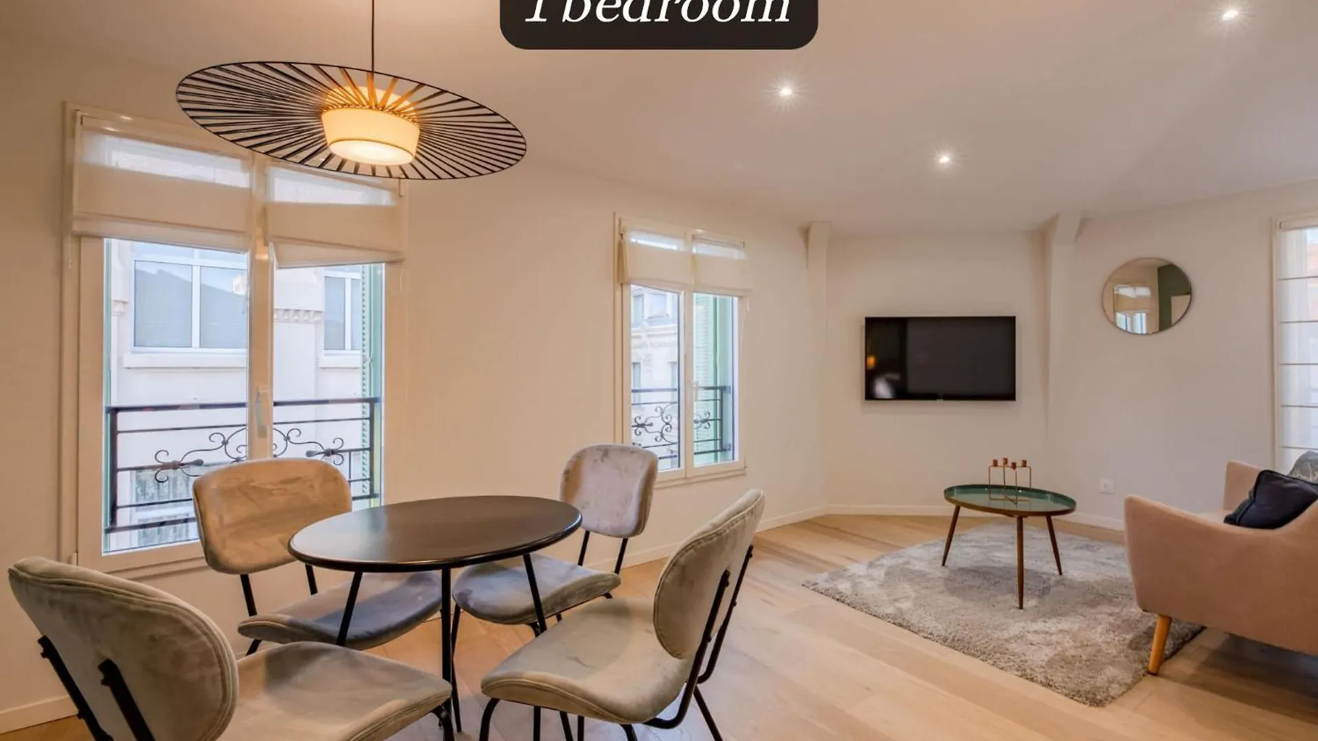 Feriehus Scandinavian Urban 4 - 1Br Apartment In Cannes Center Close To The Beach And The Palais